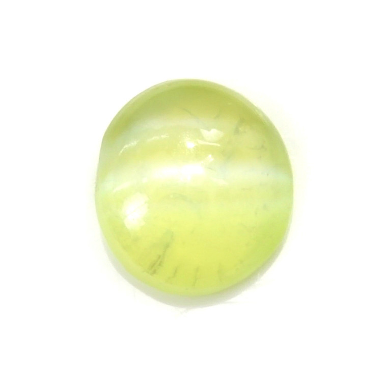 0.83 Ct. Greenish Yellow Cabochon Chrysoberyl from Ceylon (Sri Lanka)