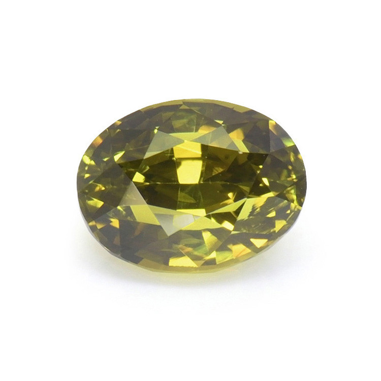 4.11 Ct. Brownish Green Chrysoberyl from Ceylon (Sri Lanka)